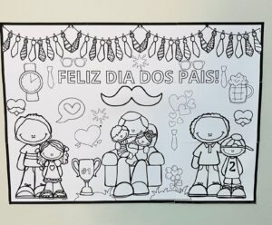 Painel colaborativo Dia dos Pais