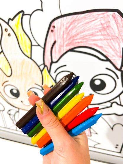 Cartaz Colaborativo do Folclore para Colorir
