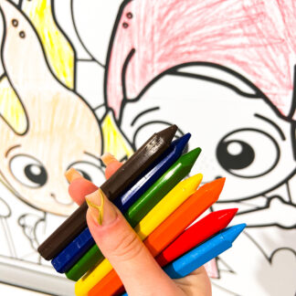 Cartaz Colaborativo do Folclore para Colorir