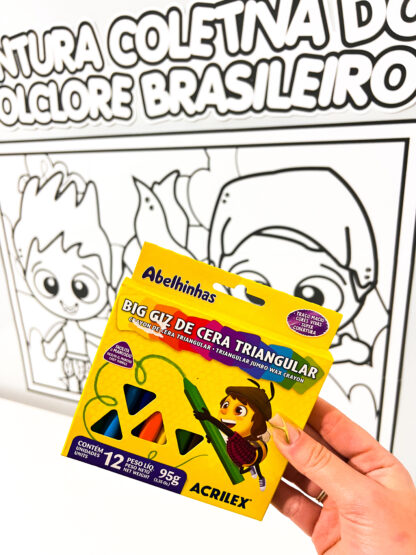 Cartaz Colaborativo do Folclore para Colorir - Imagem 4