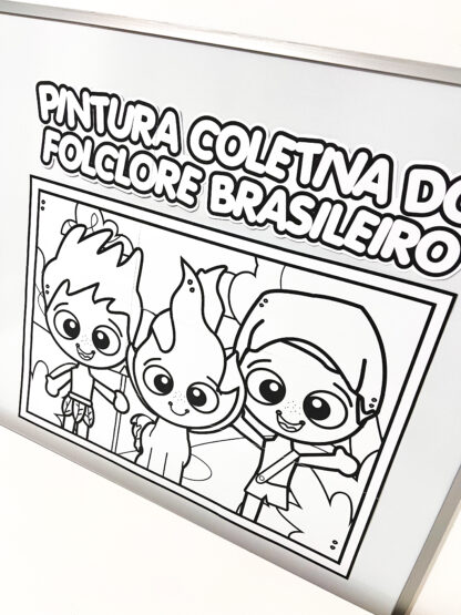 Cartaz Colaborativo do Folclore para Colorir - Imagem 6