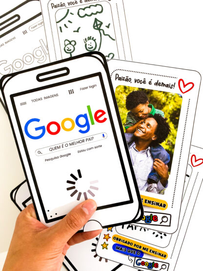 Cartão Dia dos Pais tema Google - Imagem 6