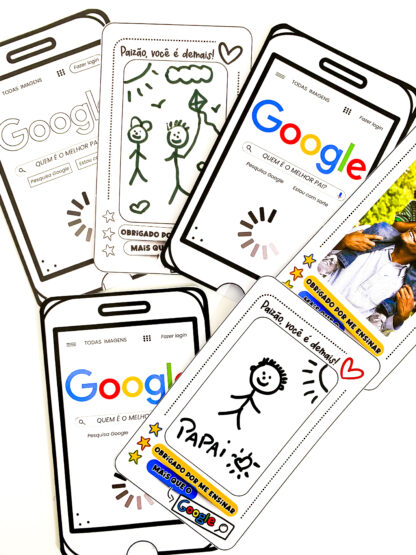 Cartão Dia dos Pais tema Google - Imagem 8