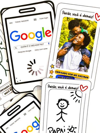 Cartão Dia dos Pais tema Google - Imagem 9
