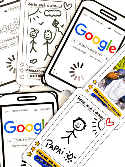 Cartão Dia dos Pais tema Google - Imagem 11
