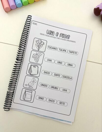 Apostila Leia e Pinte – Sílabas Simples - Imagem 8