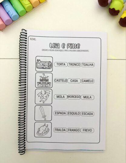 Apostila Leia e Pinte – Sílabas Complexas - Imagem 2