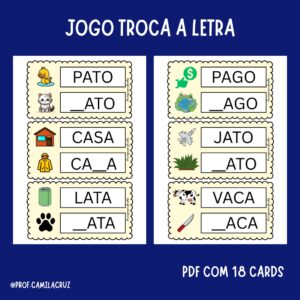 Jogo – Troca a Letra