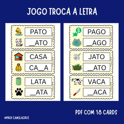 Jogo - Troca a Letra