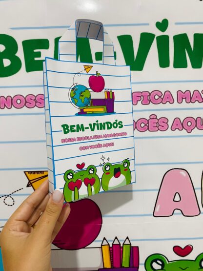 Kit de Boas-Vindas, Painel e Lembrancinhas – Volta ás Aulas Tema Super Colorido! - Imagem 4