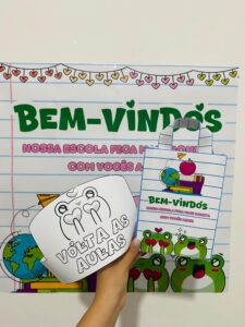 Kit de Boas-Vindas, Painel e Lembrancinhas – Volta ás Aulas Tema Super Colorido!