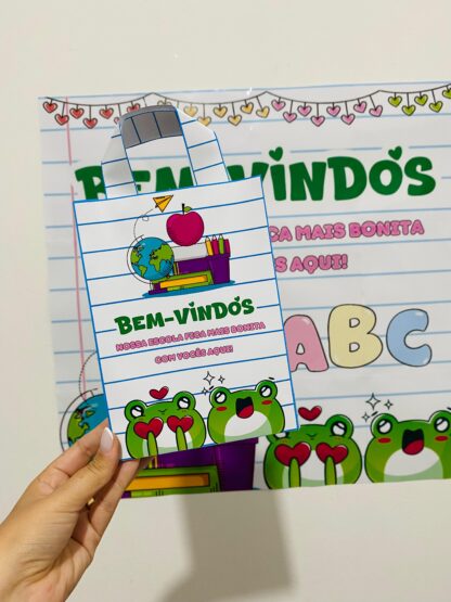 Kit de Boas-Vindas, Painel e Lembrancinhas – Volta ás Aulas Tema Super Colorido! - Imagem 3