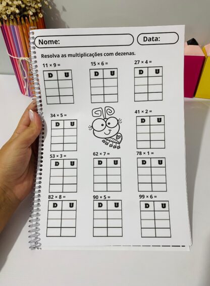 Kit Multiplicação, Continhas e Situações Problema – Apostilas das Dezenas e das Centenas - Imagem 3