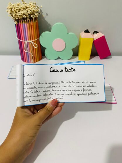 Carnê da Leitura – Textos Curtos em Letra Cursiva para Alfabetização - Imagem 5