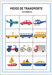 SOMBRA – MEIOS DE TRANSPORTE