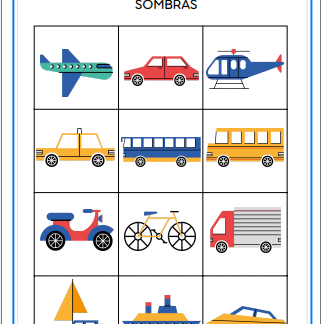 SOMBRA - MEIOS DE TRANSPORTE