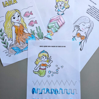 Kit de atividades Lenda da Iara