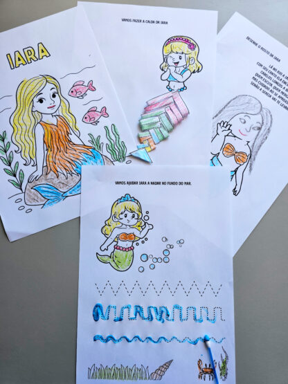 Kit de atividades Lenda da Iara