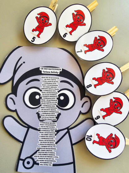 Luva os 10 Sacizinhos - Imagem 6