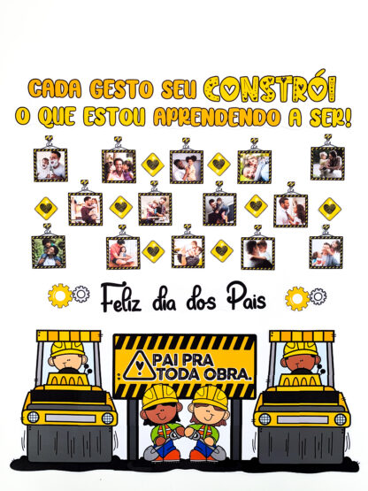 Painel Dia dos Pais - Pai pra Toda Obra