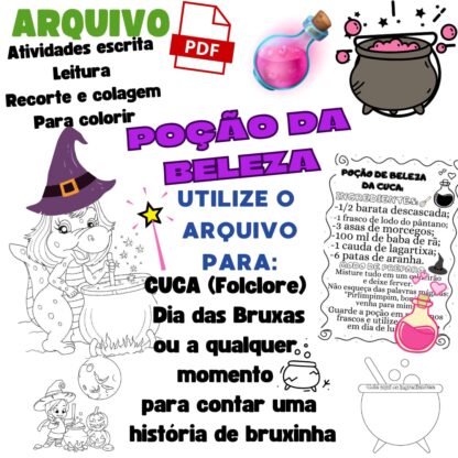 Mini livros sobre os personagens do Folclore. - Imagem 5