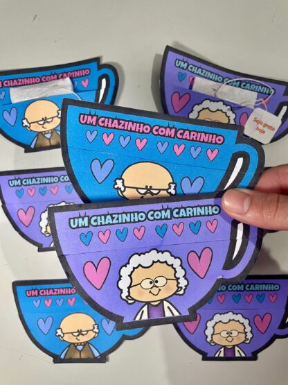 Lembrancinha Dia dos Avós – Amor que cabe num chá e num marcador de página! - Imagem 3