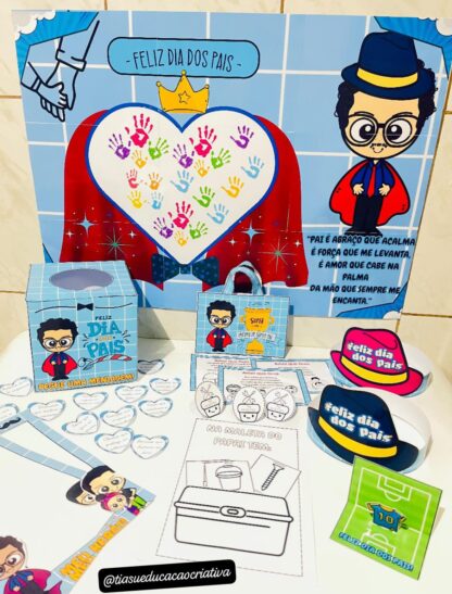 KIT DIA DOS PAIS + PAINEL INTERATIVO
