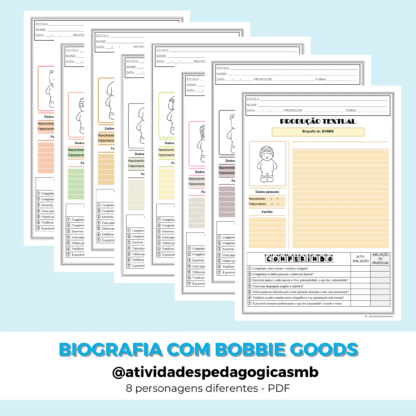 Produção textual - biografia com os personagens de BOBBIE GOODS (PDF)