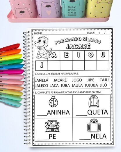 ESTUDANDO AS SILABAS CONSOANTES COM 21 PAGINAS - Imagem 6