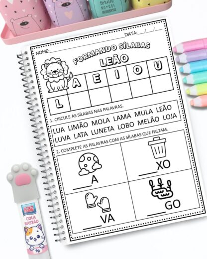ESTUDANDO AS SILABAS CONSOANTES COM 21 PAGINAS - Imagem 7