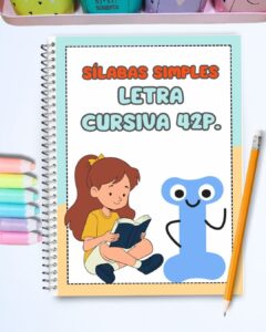 42 Atividades de Alfabetização Letra Cursiva