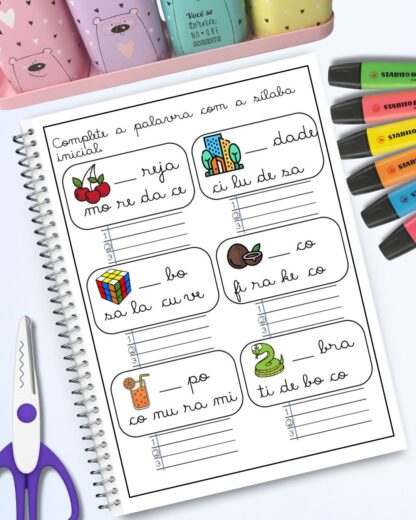 42 Atividades de Alfabetização Letra Cursiva - Imagem 7
