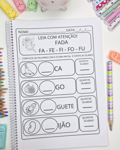 Alfabetização: Completando e Contando Sílabas - Imagem 4