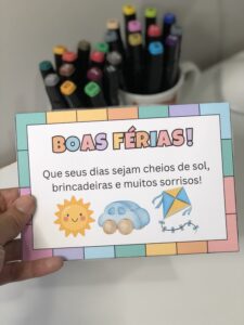 🏖️ Cartãozinho Boas Férias