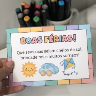 🏖️ Cartãozinho Boas Férias