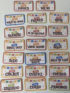 Fichinhas para Festa Junina 