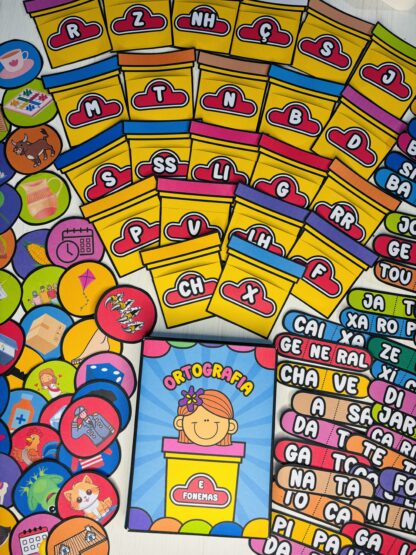 Caderno de Atividades Ortografia e Fonemas + Jogo das Massinhas - Imagem 3