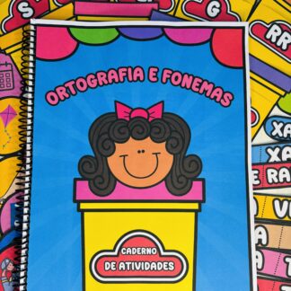 Caderno de Atividades Ortografia e Fonemas + Jogo das Massinhas