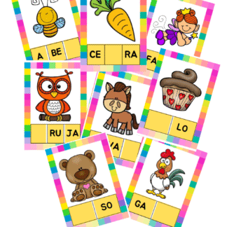 JOGO DAS SÍLABAS FLASHCARDS