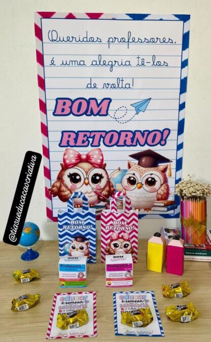 KIT VOLTA AS AULAS PROFESSORES