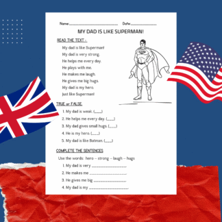 Ensine inglês com o personagem Superman!