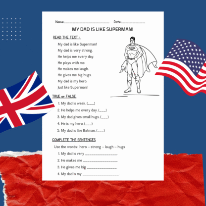 Ensine inglês com o personagem Superman!