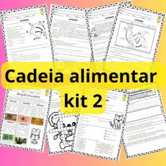 atividades Cadeia alimentar kit 2