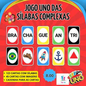 JOGO UNO DAS SÍLABAS COMPLEXAS