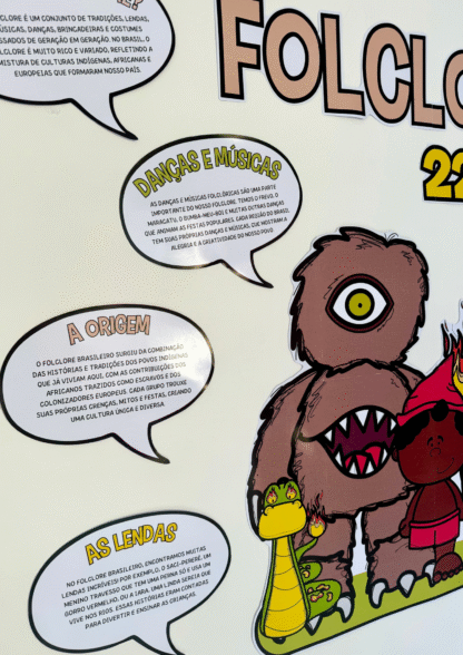Painel Folclore Brasileiro - Imagem 4