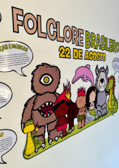Painel Folclore Brasileiro - Imagem 7