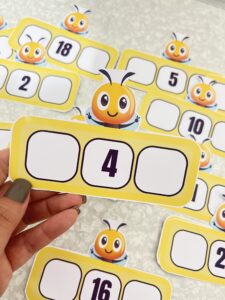 Antecessor e Sucessor da Abelha – Material Lúdico para Matemática
