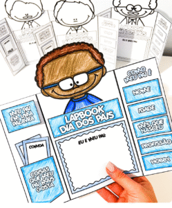 Atividade Interativa Dia dos Pais – Lapbook