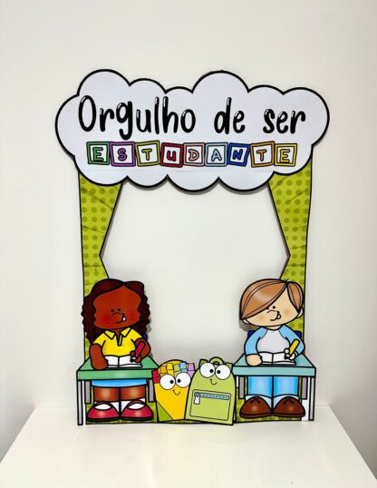 Moldura para foto tema Dia do Estudante
