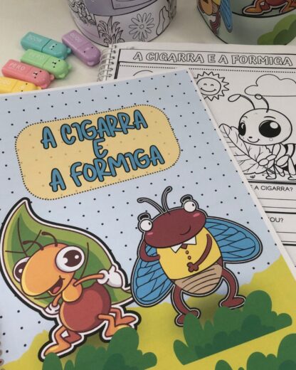 A CIGARRA E A FORMIGA 3D - Imagem 2